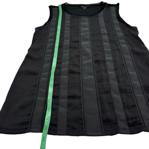 BANANA REPUBLIC Grosgrain Ribbon Sleeveless Top in Black Size Small Womens Tank - Picture 8 of 9